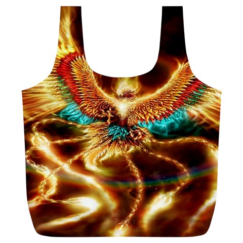 Fire Eagle Art Full Print Recycle Bag (XL) from ArtsNow.com Front