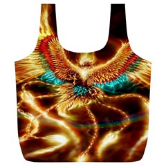 Fire Eagle Art Full Print Recycle Bag (XL) from ArtsNow.com Front