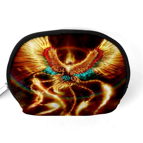 Fire Eagle Art Accessory Pouch (Medium) from ArtsNow.com Back