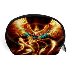 Fire Eagle Art Accessory Pouch (Large) from ArtsNow.com Front