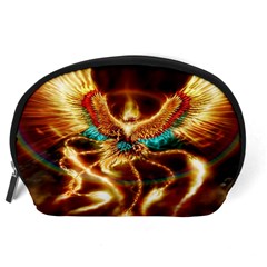 Fire Eagle Art Accessory Pouch (Large) from ArtsNow.com Back