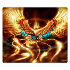 Fire Eagle Art Double Sided Flano Blanket (Small) from ArtsNow.com 50 x40  Blanket Front