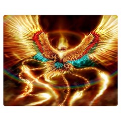 Fire Eagle Art Double Sided Flano Blanket (Medium) from ArtsNow.com 60 x50  Blanket Front