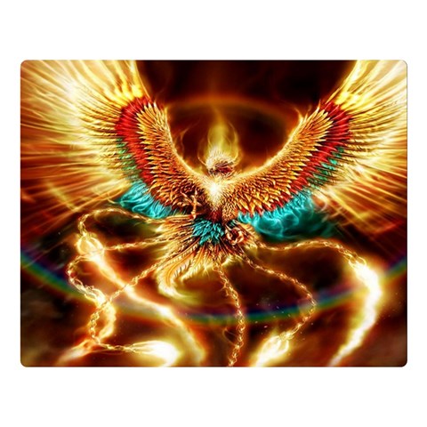 Fire Eagle Art Double Sided Flano Blanket (Large) from ArtsNow.com 80 x60  Blanket Front