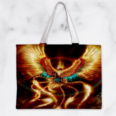 Fire Eagle Art Zipper Mini Tote Bag from ArtsNow.com Front