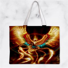 Fire Eagle Art Zipper Mini Tote Bag from ArtsNow.com Back