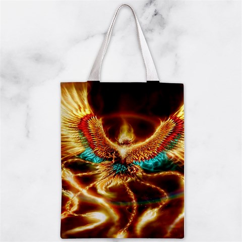 Fire Eagle Art Zipper Classic Tote Bag from ArtsNow.com Front