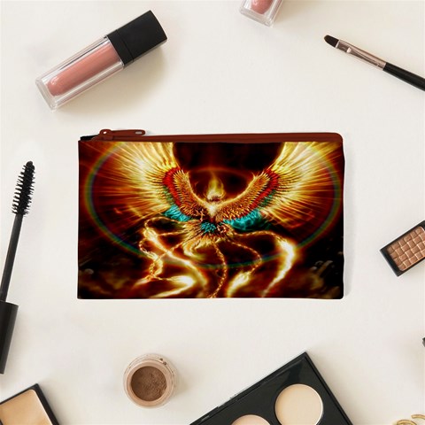 Fire Eagle Art Cosmetic Bag (XS) from ArtsNow.com Front