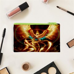 Fire Eagle Art Cosmetic Bag (XS) from ArtsNow.com Back