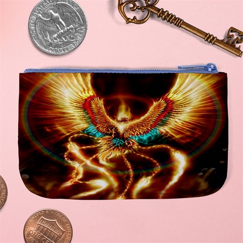 Fire Eagle Art Large Coin Purse from ArtsNow.com Back