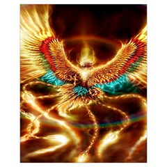 Fire Eagle Art Drawstring Pouch (XL) from ArtsNow.com Back