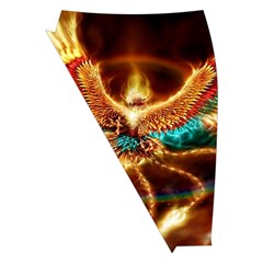 Fire Eagle Art Midi Wrap Pencil Skirt from ArtsNow.com Front Left