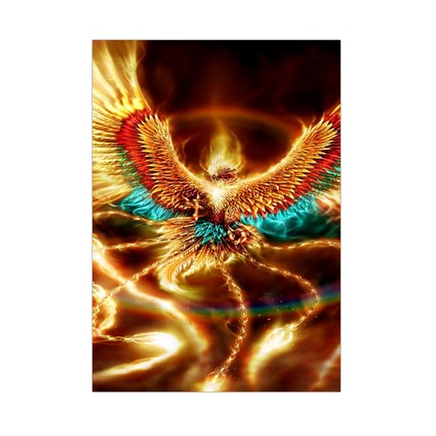 Fire Eagle Art Small Tapestry from ArtsNow.com Front