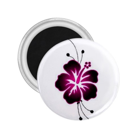 Pink Hawaiian Flower 2.25  Magnet from ArtsNow.com Front