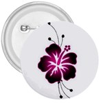 Pink Hawaiian Flower 3  Button