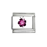 Pink Hawaiian Flower Italian Charm (9mm)