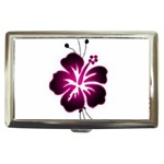 Pink Hawaiian Flower Cigarette Money Case