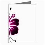 Pink Hawaiian Flower Greeting Card