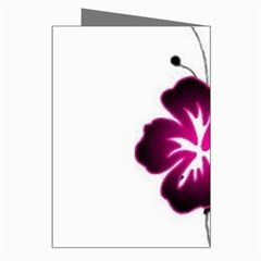 Pink Hawaiian Flower Greeting Card from ArtsNow.com Right