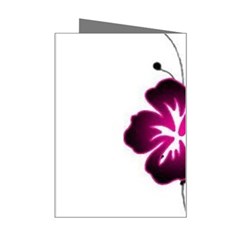 Pink Hawaiian Flower Mini Greeting Card from ArtsNow.com Right