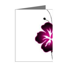 Pink Hawaiian Flower Mini Greeting Cards (Pkg of 8) from ArtsNow.com Right