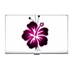 Pink Hawaiian Flower Business Card Holder