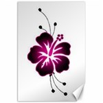 Pink Hawaiian Flower Canvas 20  x 30 