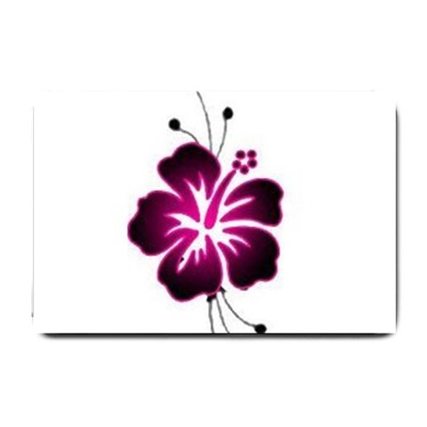 Pink Hawaiian Flower Small Doormat from ArtsNow.com 24 x16  Door Mat