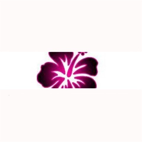 Pink Hawaiian Flower Large Bar Mat from ArtsNow.com 32 x8.5  Bar Mat