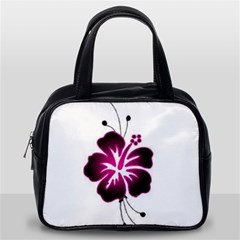 Pink Hawaiian Flower Classic Handbag (Two Sides) from ArtsNow.com Back