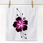 Pink Hawaiian Flower Face Towel