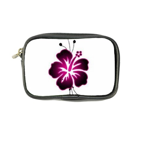 Pink Hawaiian Flower Coin Purse from ArtsNow.com Front