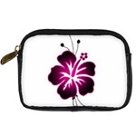 Pink Hawaiian Flower Digital Camera Leather Case