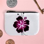 Pink Hawaiian Flower Mini Coin Purse