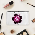 Pink Hawaiian Flower Cosmetic Bag (Small)