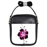 Pink Hawaiian Flower Girls Sling Bag