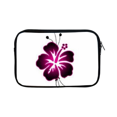 Pink Hawaiian Flower Apple iPad Mini Zipper Case from ArtsNow.com Front