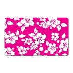 Pink Hawaiian Flowers Magnet (Rectangular)