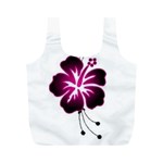 Pink Hawaiian Flower Full Print Recycle Bag (M)