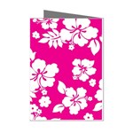 Pink Hawaiian Flowers Mini Greeting Cards (Pkg of 8)