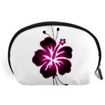 Pink Hawaiian Flower Accessory Pouch (Large)