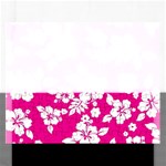 Pink Hawaiian Flowers Jigsaw Puzzle (Rectangular)