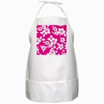 Pink Hawaiian Flowers BBQ Apron