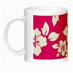 Pink Hawaiian Flowers Night Luminous Mug