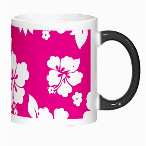 Pink Hawaiian Flowers Morph Mug from ArtsNow.com Right