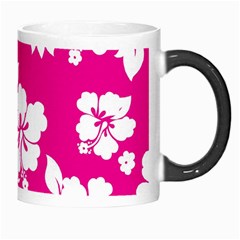 Pink Hawaiian Flowers Morph Mug from ArtsNow.com Right