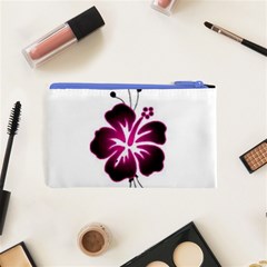 Pink Hawaiian Flower Cosmetic Bag (XS) from ArtsNow.com Back