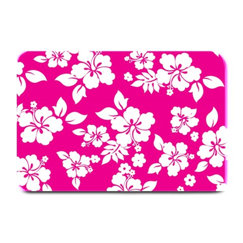 Pink Hawaiian Flowers Plate Mat from ArtsNow.com 18 x12  Plate Mat