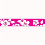 Pink Hawaiian Flowers Small Bar Mat