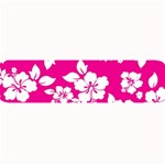 Pink Hawaiian Flowers Large Bar Mat